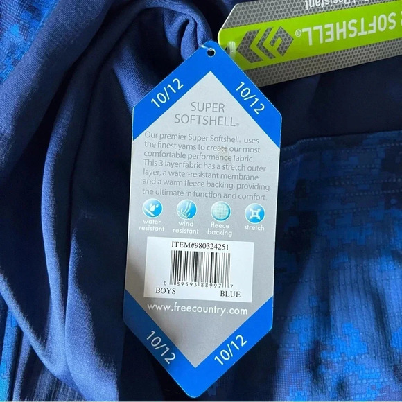 ***NWT*** Boy’s Free Country Soft Shell Jacket - Picture 4 of 5